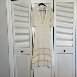 Reformation Cream Dress